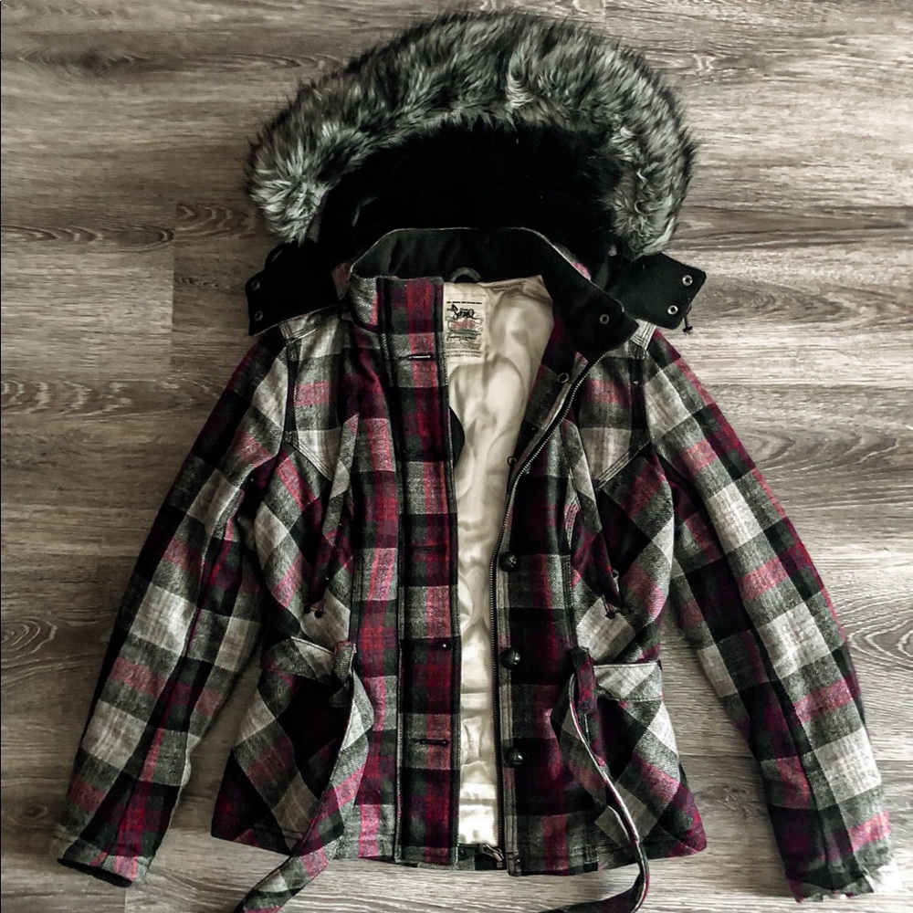 Plaid Coat